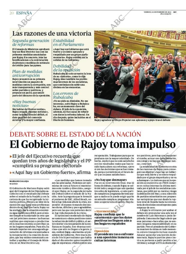 ABC MADRID 22-02-2013 página 20