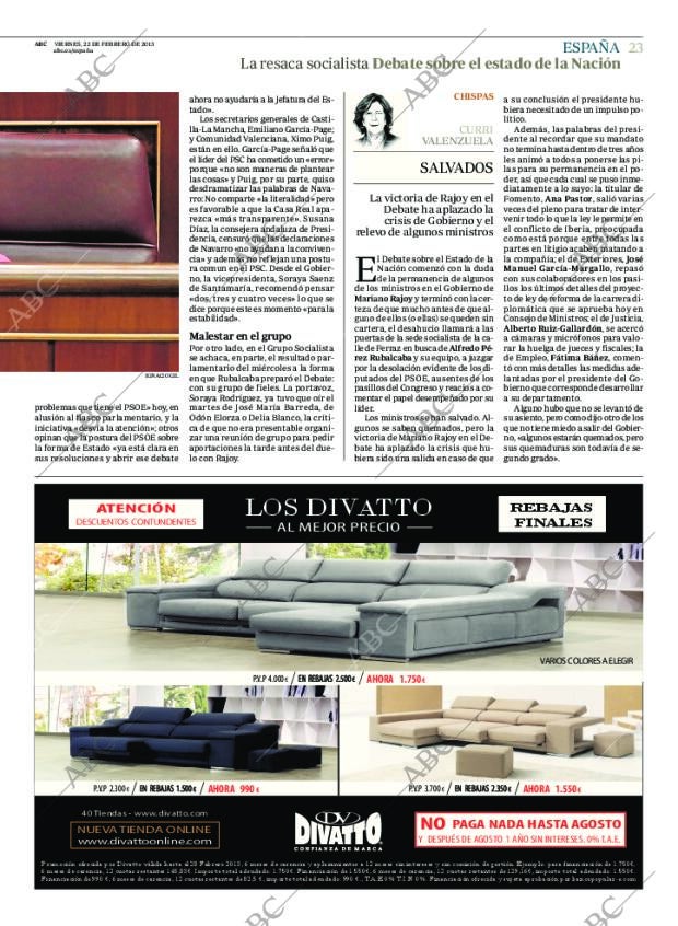 ABC MADRID 22-02-2013 página 23