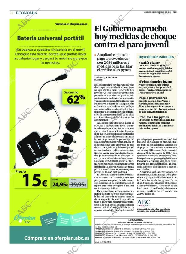 ABC MADRID 22-02-2013 página 38