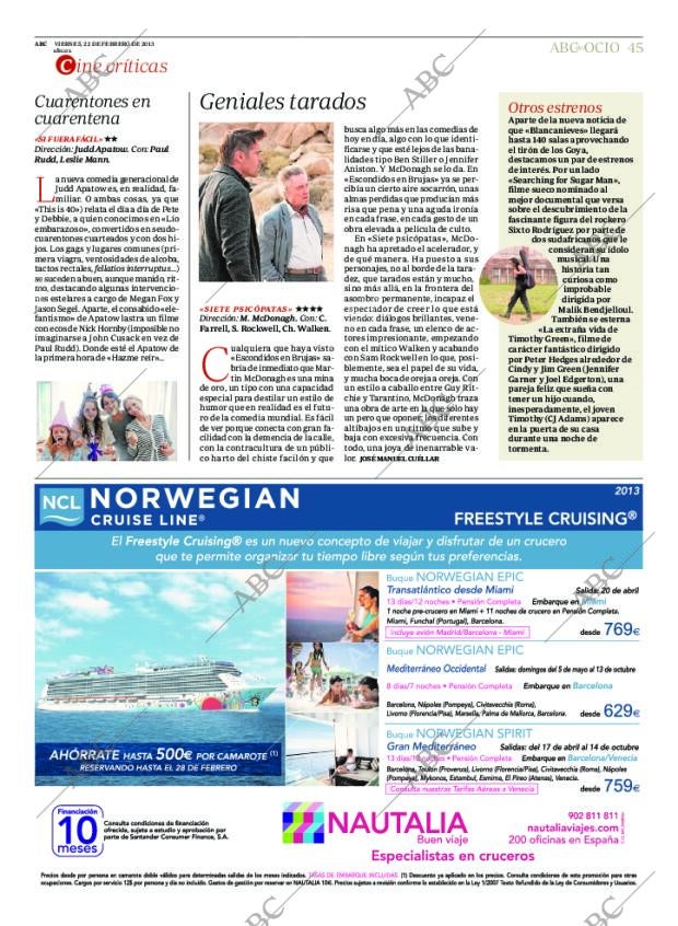 ABC MADRID 22-02-2013 página 45