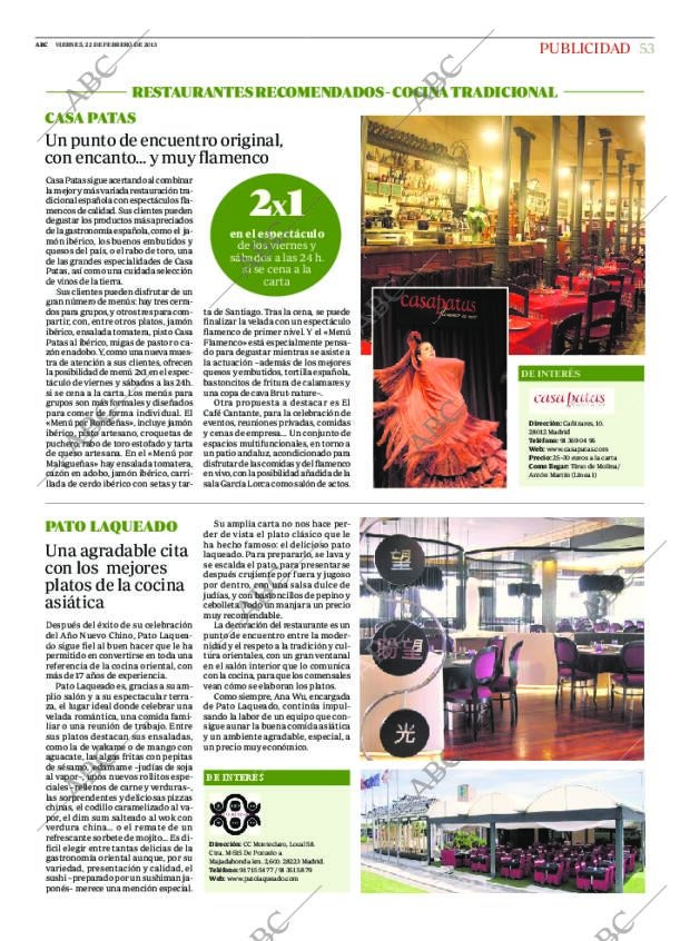 ABC MADRID 22-02-2013 página 53