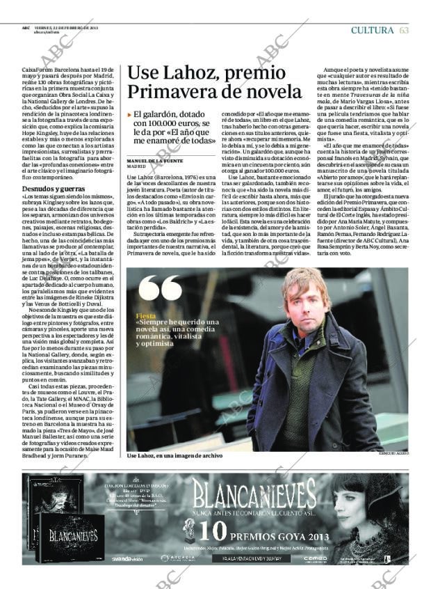 ABC MADRID 22-02-2013 página 63