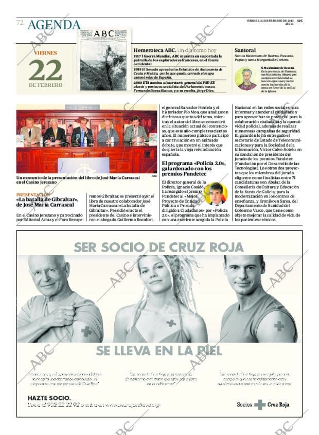 ABC MADRID 22-02-2013 página 72