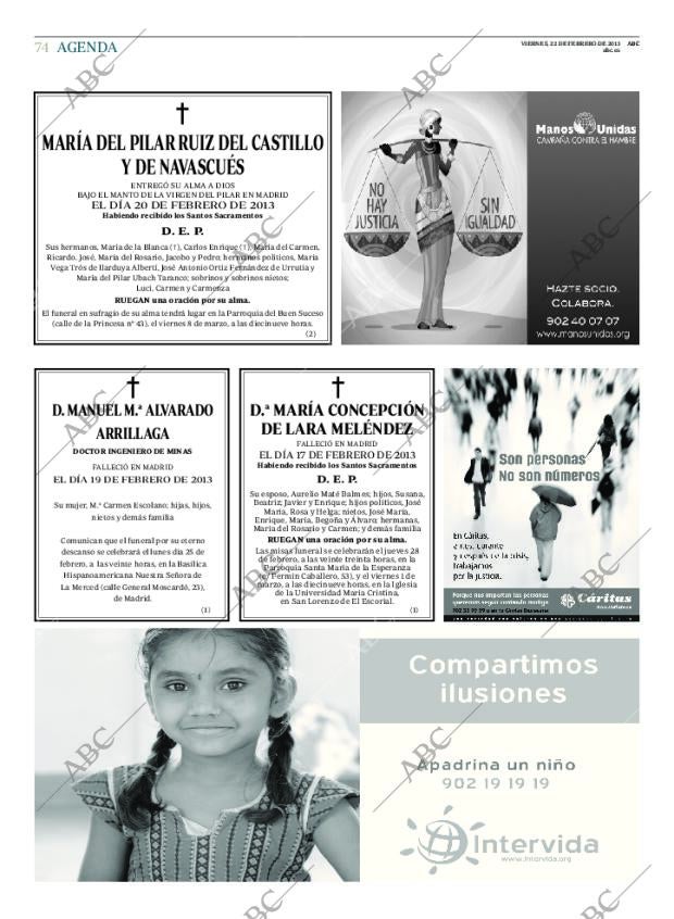 ABC MADRID 22-02-2013 página 74