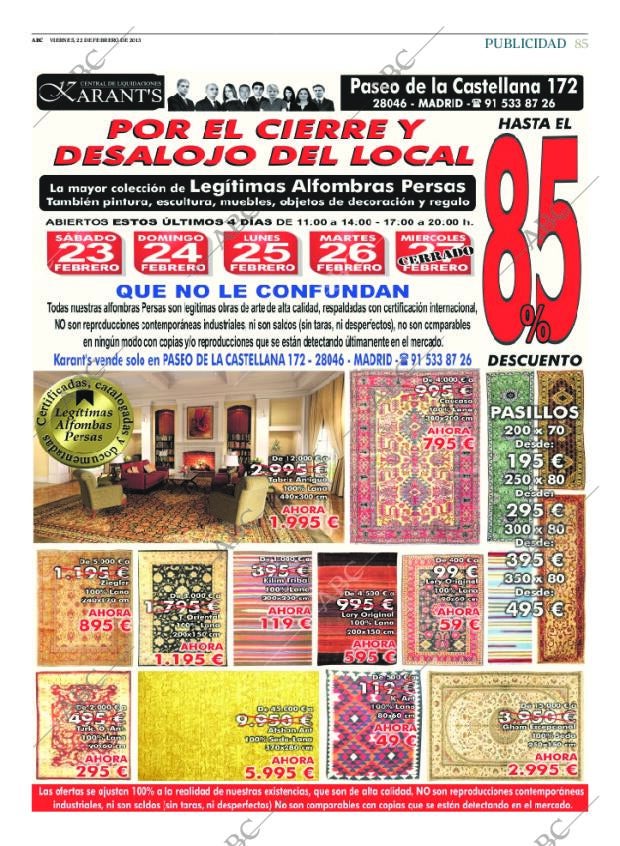 ABC MADRID 22-02-2013 página 85