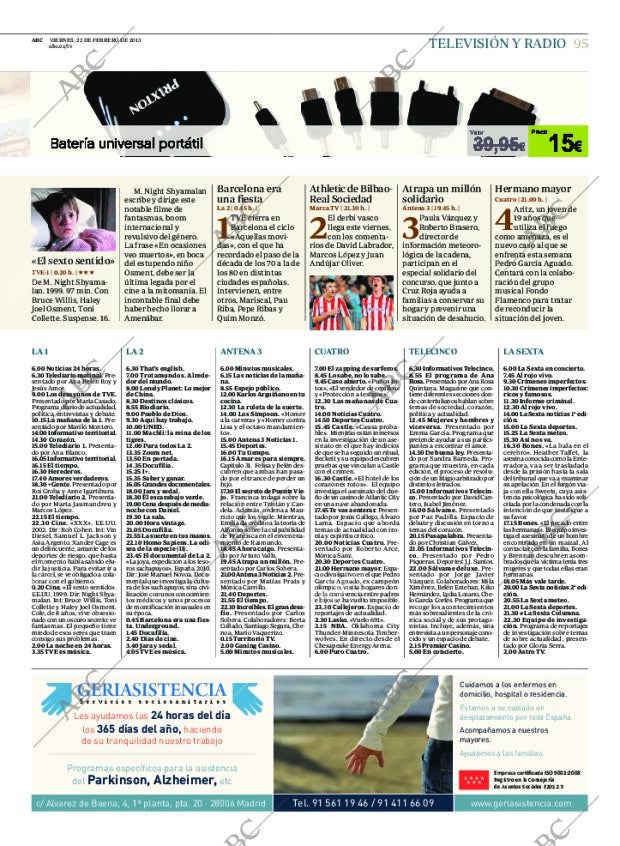 ABC MADRID 22-02-2013 página 95