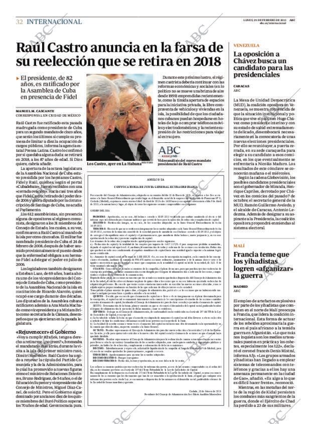 ABC MADRID 25-02-2013 página 32