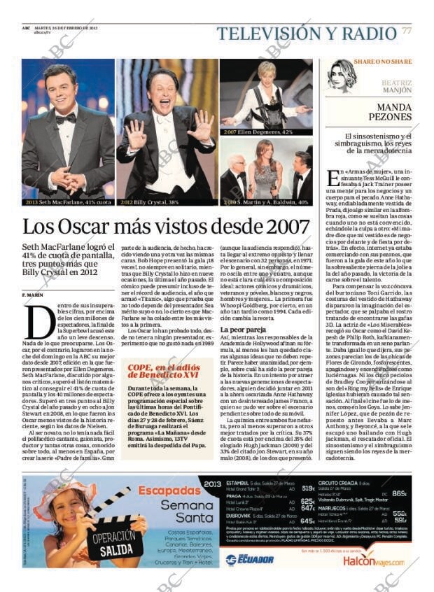 ABC MADRID 26-02-2013 página 77