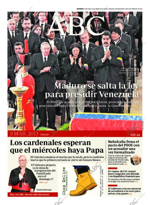 ABC MADRID 09-03-2013 página 1
