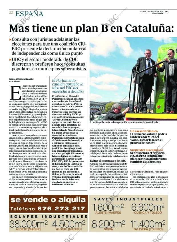ABC MADRID 11-03-2013 página 22