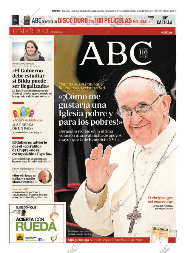 ABC MADRID 17-03-2013 página 1