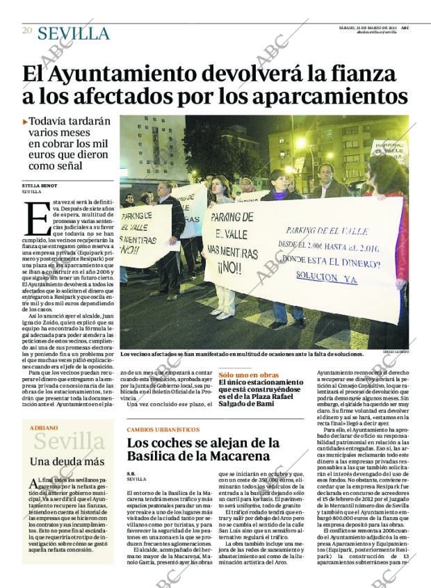ABC SEVILLA 23-03-2013 página 20