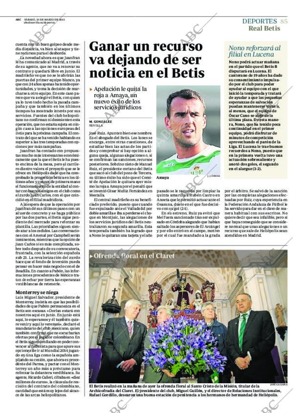 ABC SEVILLA 23-03-2013 página 85