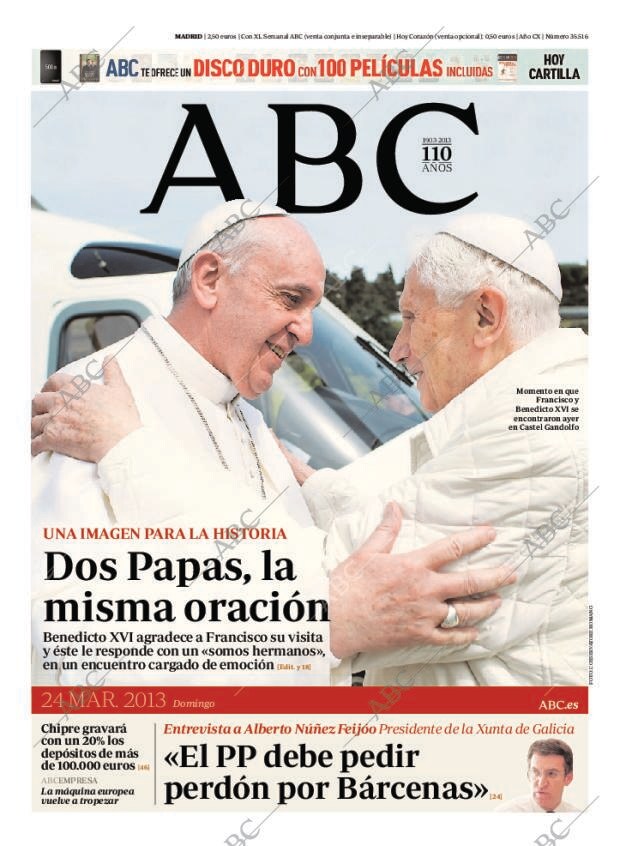 ABC MADRID 24-03-2013 página 1