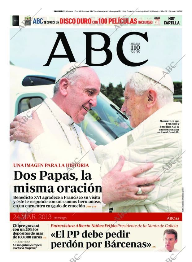 ABC MADRID 24-03-2013 página 1