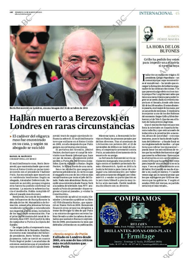 ABC MADRID 24-03-2013 página 45