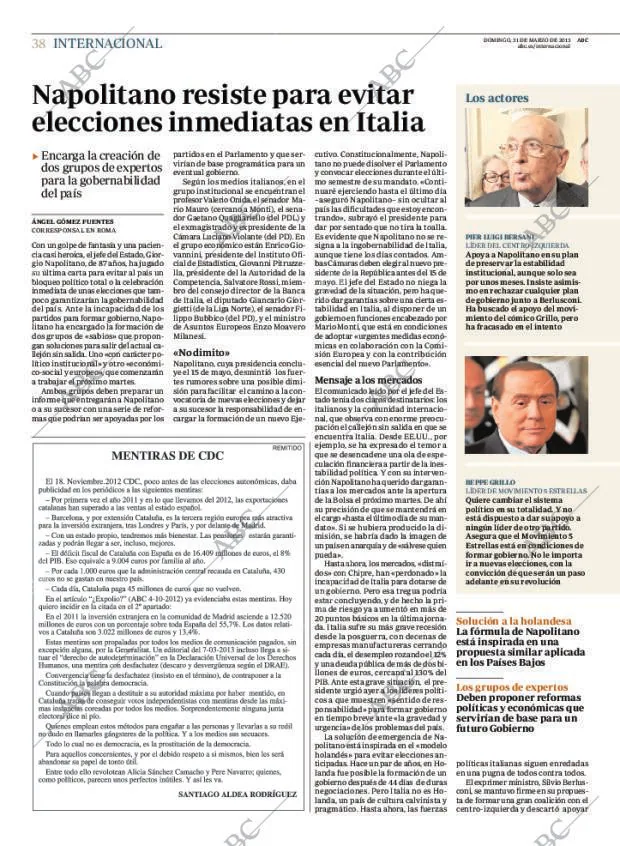ABC MADRID 31-03-2013 página 38