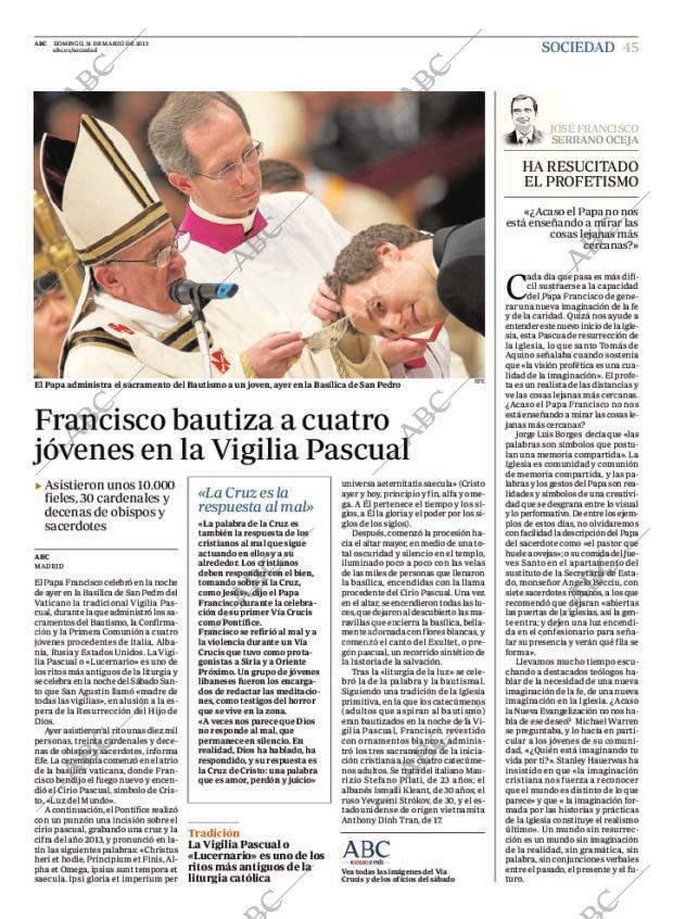 ABC MADRID 31-03-2013 página 45