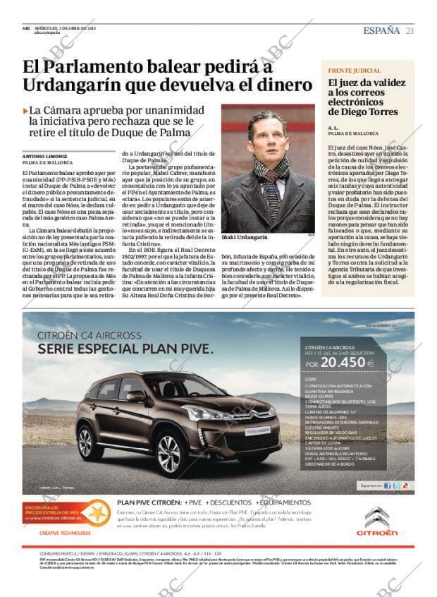 ABC MADRID 03-04-2013 página 21