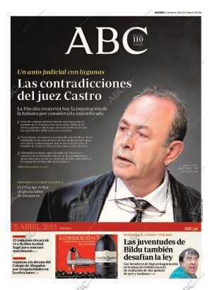 ABC MADRID 05-04-2013 página 1