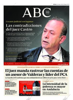 ABC SEVILLA 05-04-2013 página 1