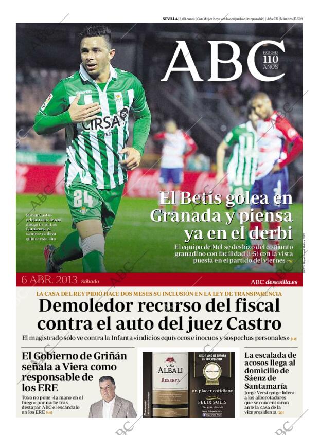 ABC SEVILLA 06-04-2013 página 1