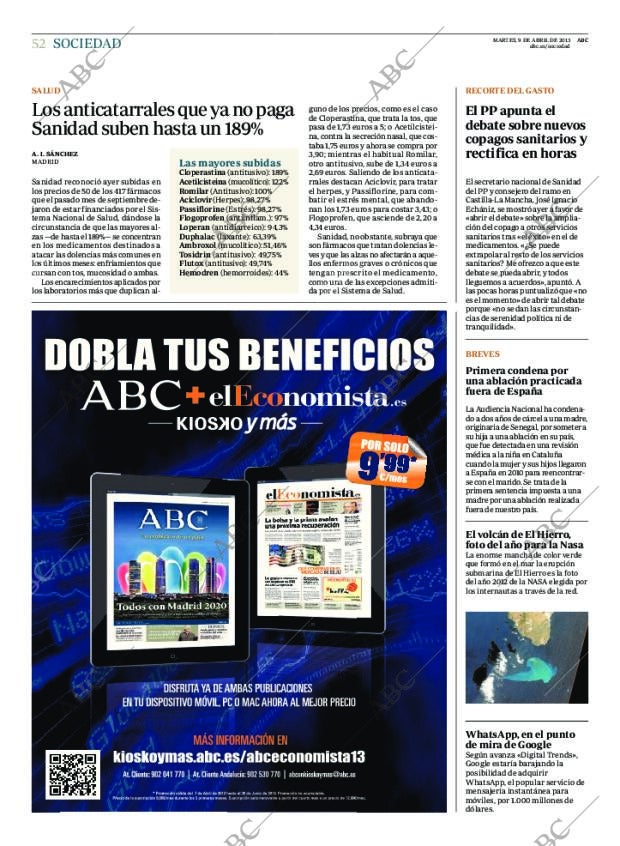 ABC MADRID 09-04-2013 página 52