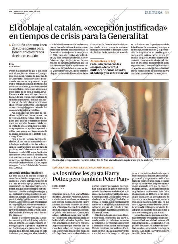 ABC MADRID 10-04-2013 página 69