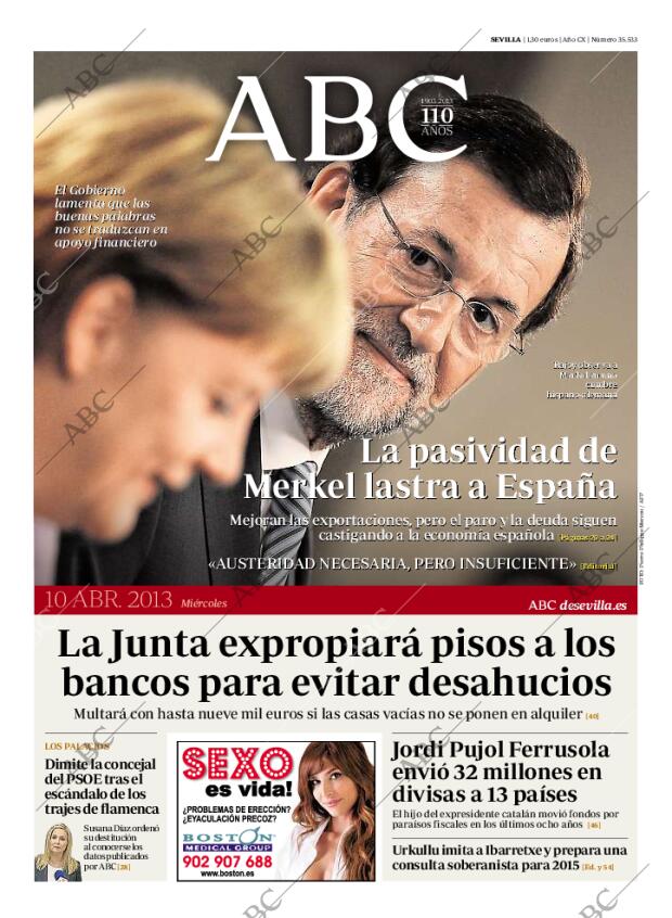 ABC SEVILLA 10-04-2013 página 1