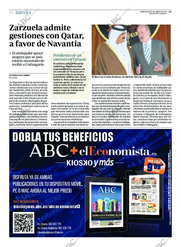 ABC SEVILLA 10-04-2013 página 52