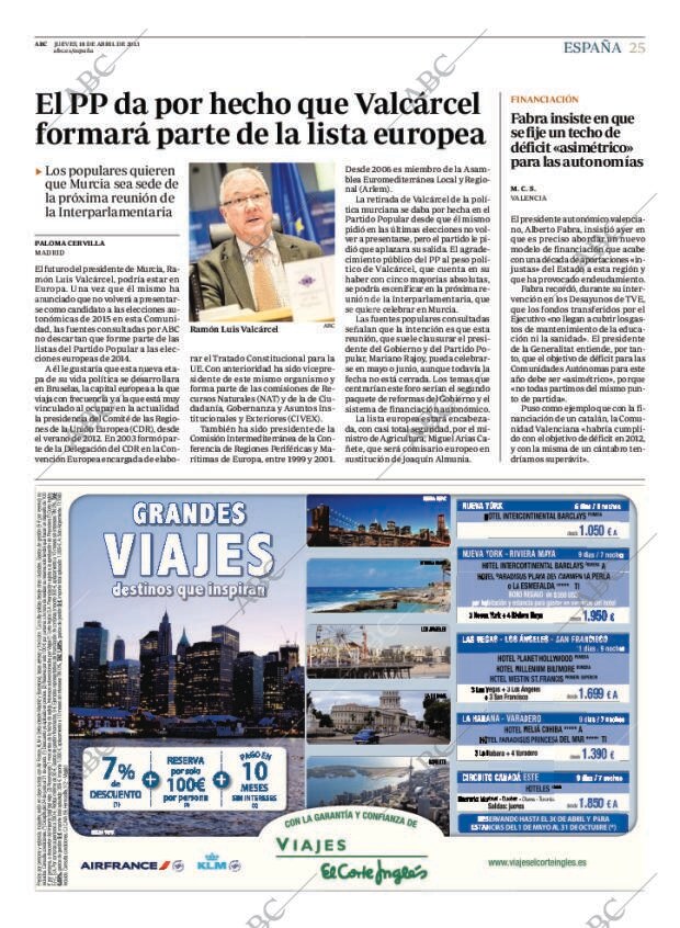 ABC MADRID 18-04-2013 página 25