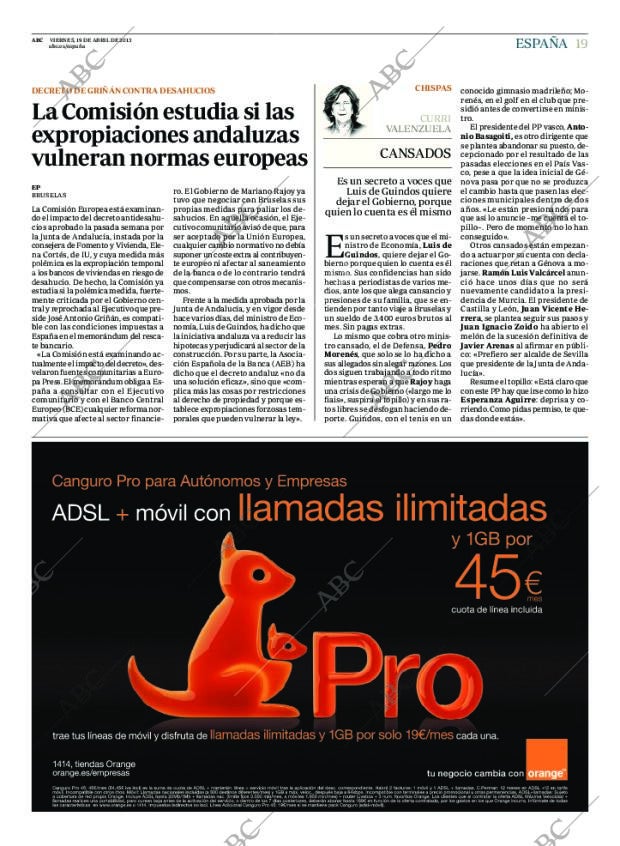 ABC MADRID 19-04-2013 página 19