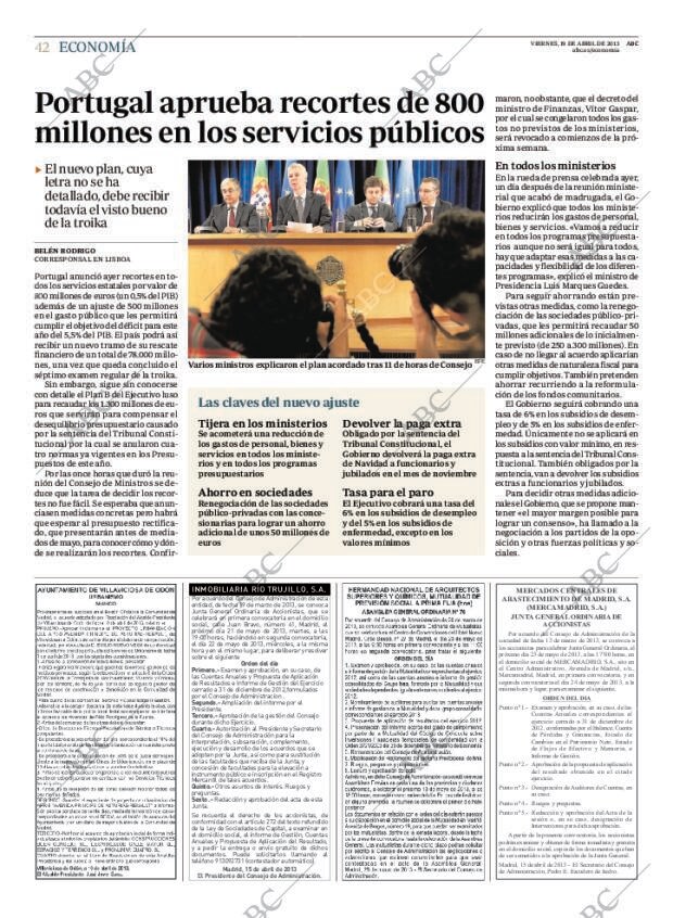 ABC MADRID 19-04-2013 página 42