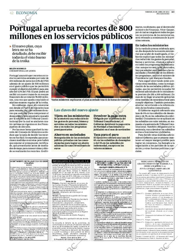 ABC MADRID 19-04-2013 página 42
