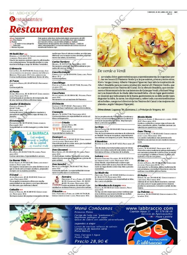 ABC MADRID 19-04-2013 página 64
