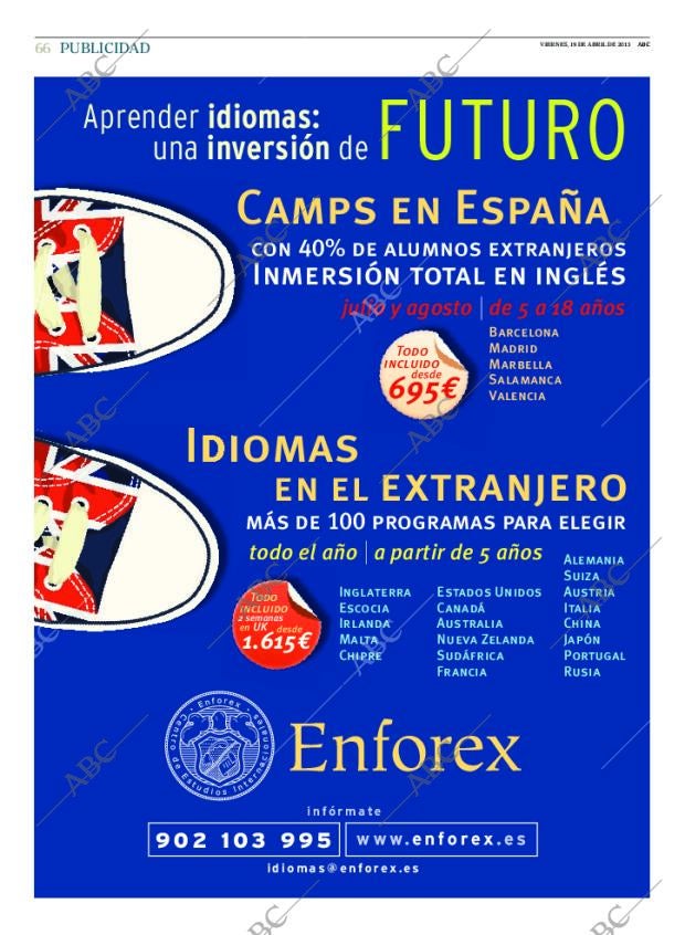 ABC MADRID 19-04-2013 página 66