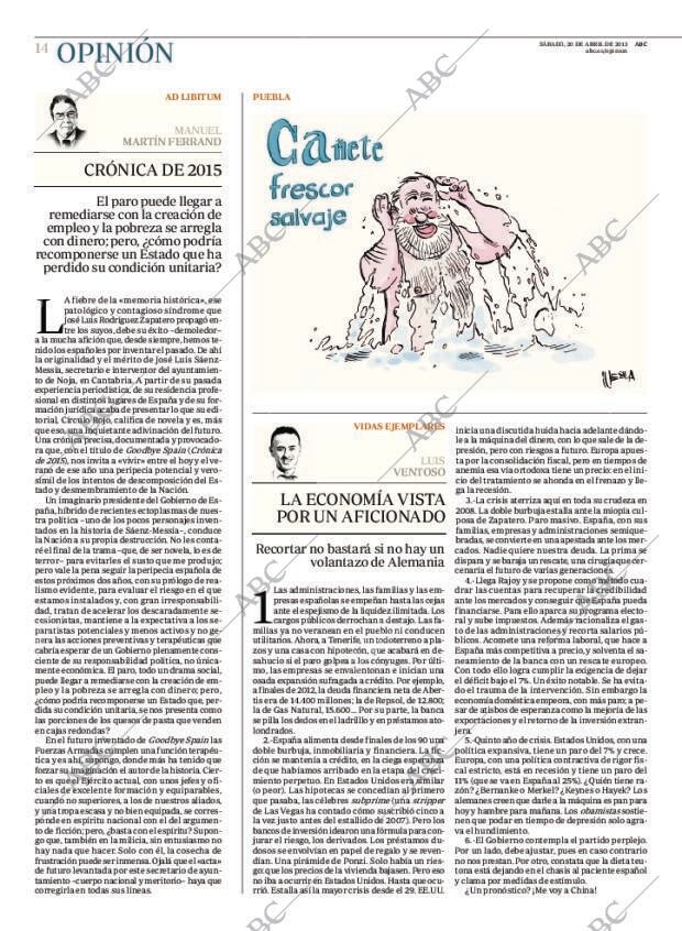 ABC MADRID 20-04-2013 página 14