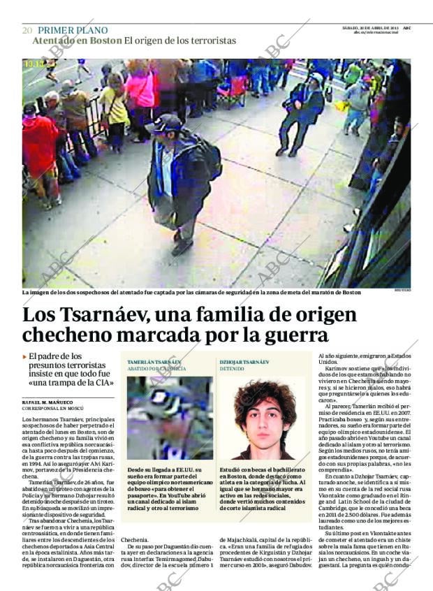 ABC MADRID 20-04-2013 página 20