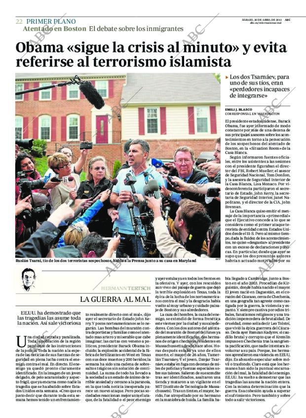ABC MADRID 20-04-2013 página 22