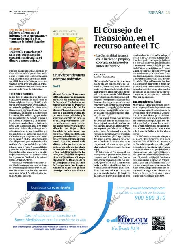 ABC MADRID 20-04-2013 página 25