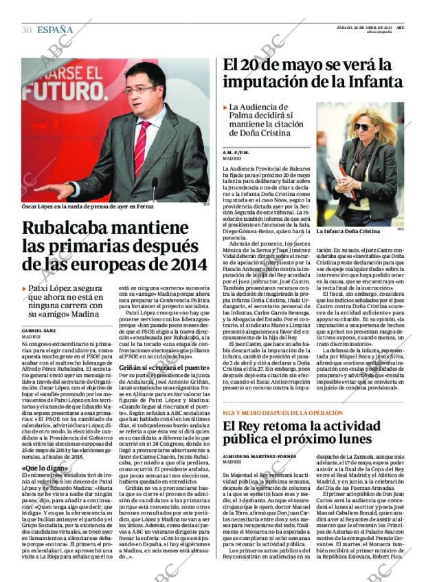 ABC MADRID 20-04-2013 página 30