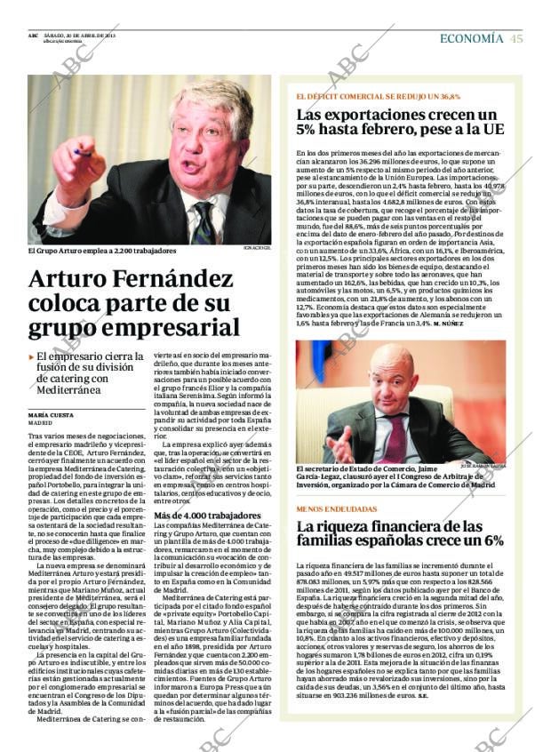 ABC MADRID 20-04-2013 página 45