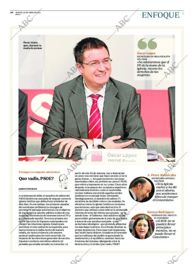 ABC MADRID 20-04-2013 página 5