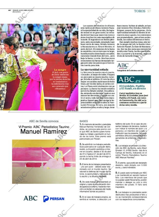 ABC MADRID 20-04-2013 página 57