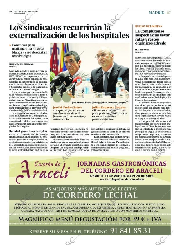 ABC MADRID 20-04-2013 página 67