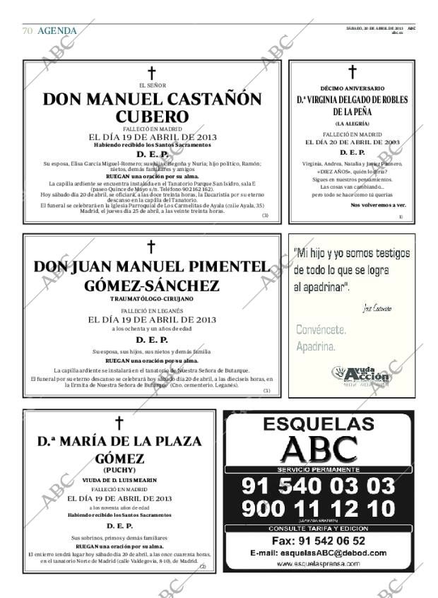 ABC MADRID 20-04-2013 página 70