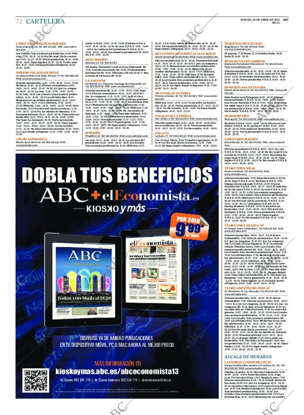 ABC MADRID 20-04-2013 página 72