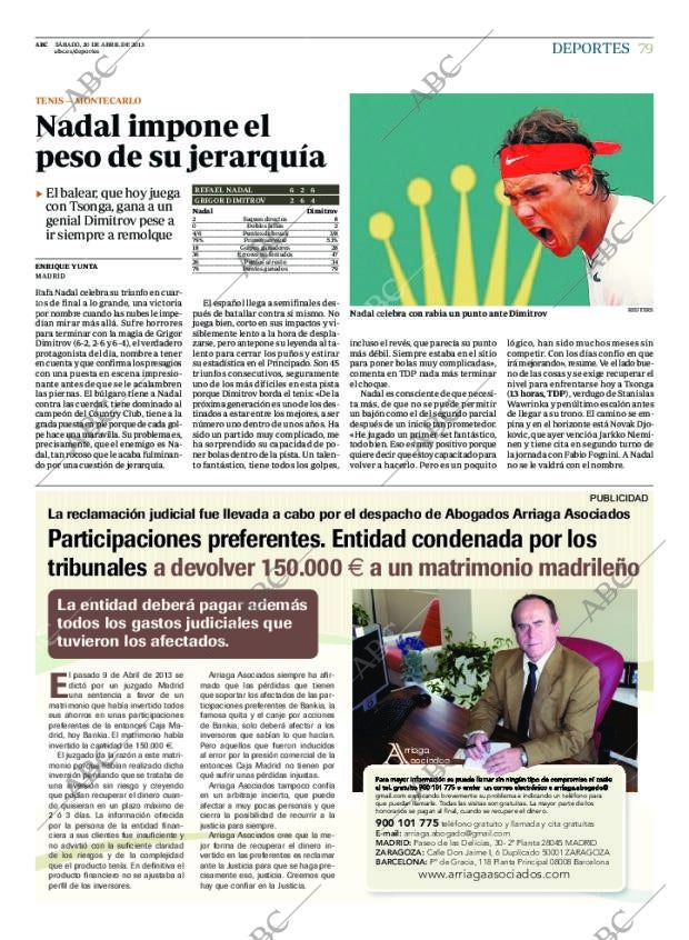 ABC MADRID 20-04-2013 página 79