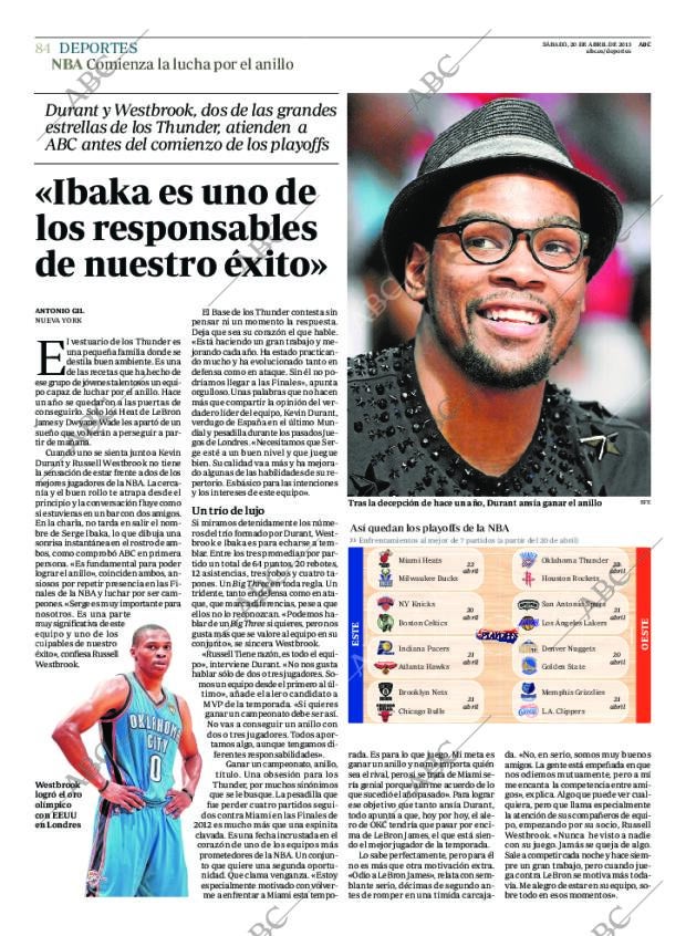 ABC MADRID 20-04-2013 página 84