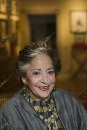 Teresa Berganza en su casa de el escorial foto Matias nieto Archdc Madrid...